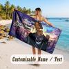 Custom Name Large Beach Towel,Travis Scott Quick Absorbent Towel For Outdoor Travel Poolside
