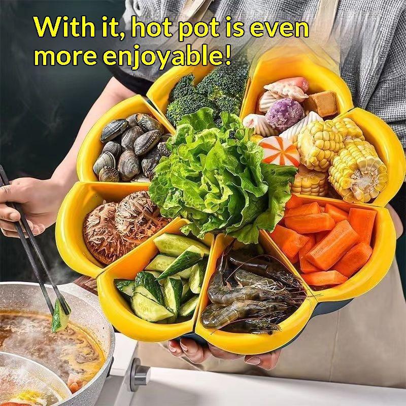 Multifunctional  Pot Serving Tray With Detachable Grids For Home  Pot Gatherings Kitchen Food Prep