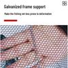 Folding Two-Hole Spring Net for Outdoor Fishing - Nylon Mesh Trap for Shrimp, Loach, and Eel