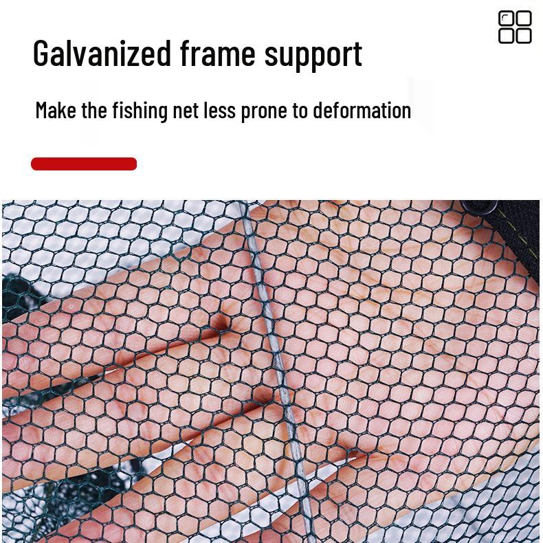 Folding Two-Hole Spring Net for Outdoor Fishing - Nylon Mesh Trap for Shrimp, Loach, and Eel