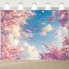 2D plane, 1 piece of pink cherry blossom, suitable for party decoration and indoor or outdoor home decoration.