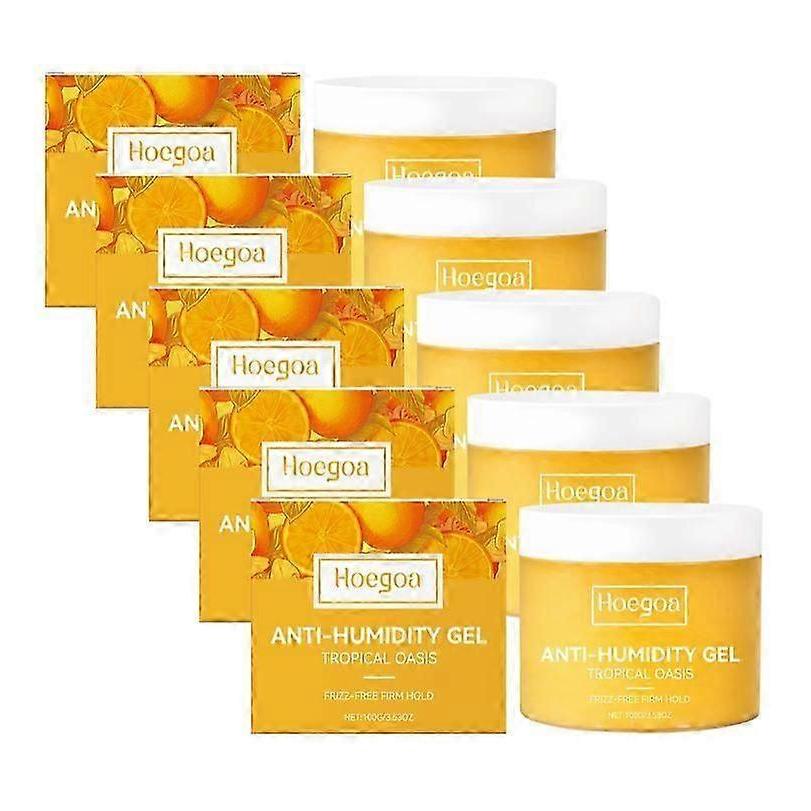 5 Stück Tropical Oasis Anti-Feuchtigkeits-Gel - Frizz-freier fester Halt