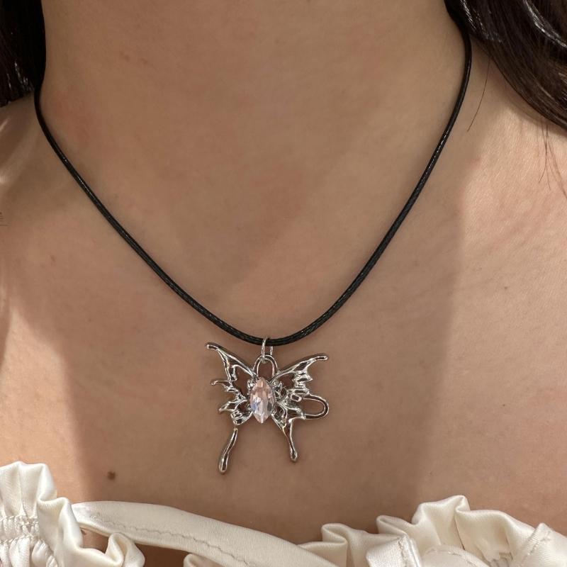 Statement Necklace Adjustable Rope Necklace Fashion Neck Jewelry for Party Daily