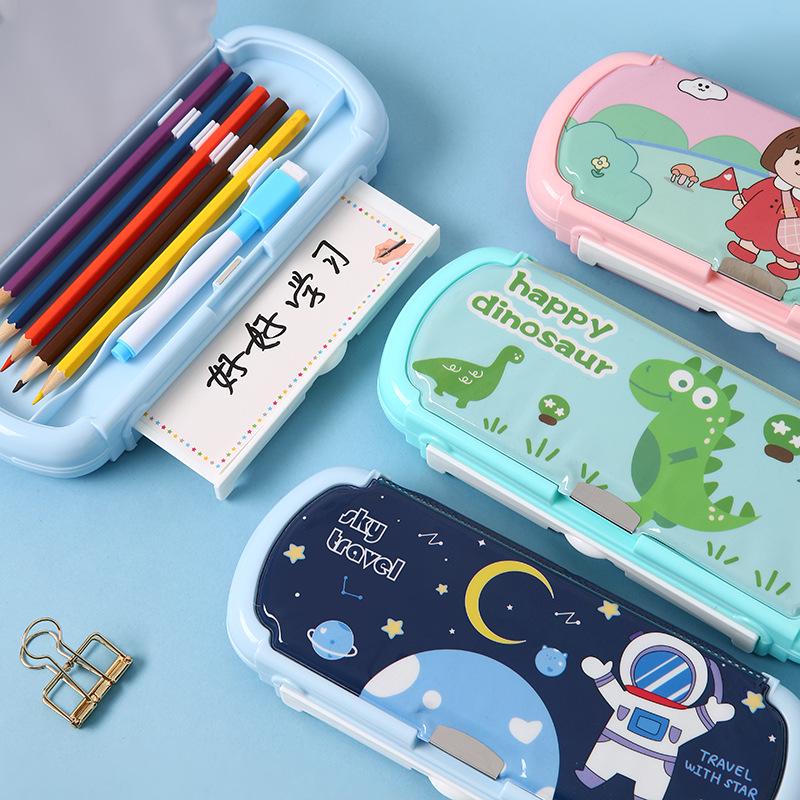 Adorable Large Capacity Multifunctional Pencil Case for Kindergarten Boys and Girls