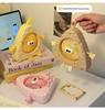 Cute Cheese Mini Electric Desktop Fan: Summer Office & Dorm Stand Charger