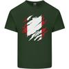 Torn Peru Flag Peruvian Day Football Unisexs Light Cotton TShirt