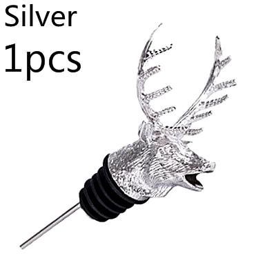 Wine Bottle Pourer Stopper Stainless Steel Deer Stag Head Dragon Head Unique Wine Aerators Bar Tools Barware