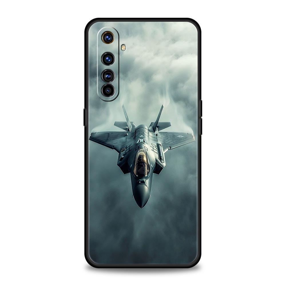 Aircraft Airplane Cool Phone Case For Realme 12 11 10 9 8 5G 7 6 GT5 GT3 GT2 Pro Plus C21 C11 C25 C35 For GT Neo 2 3 3T 5 Cover