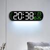 Large Digital Wall Clock Temperature Date Week Timing Lightsensing
