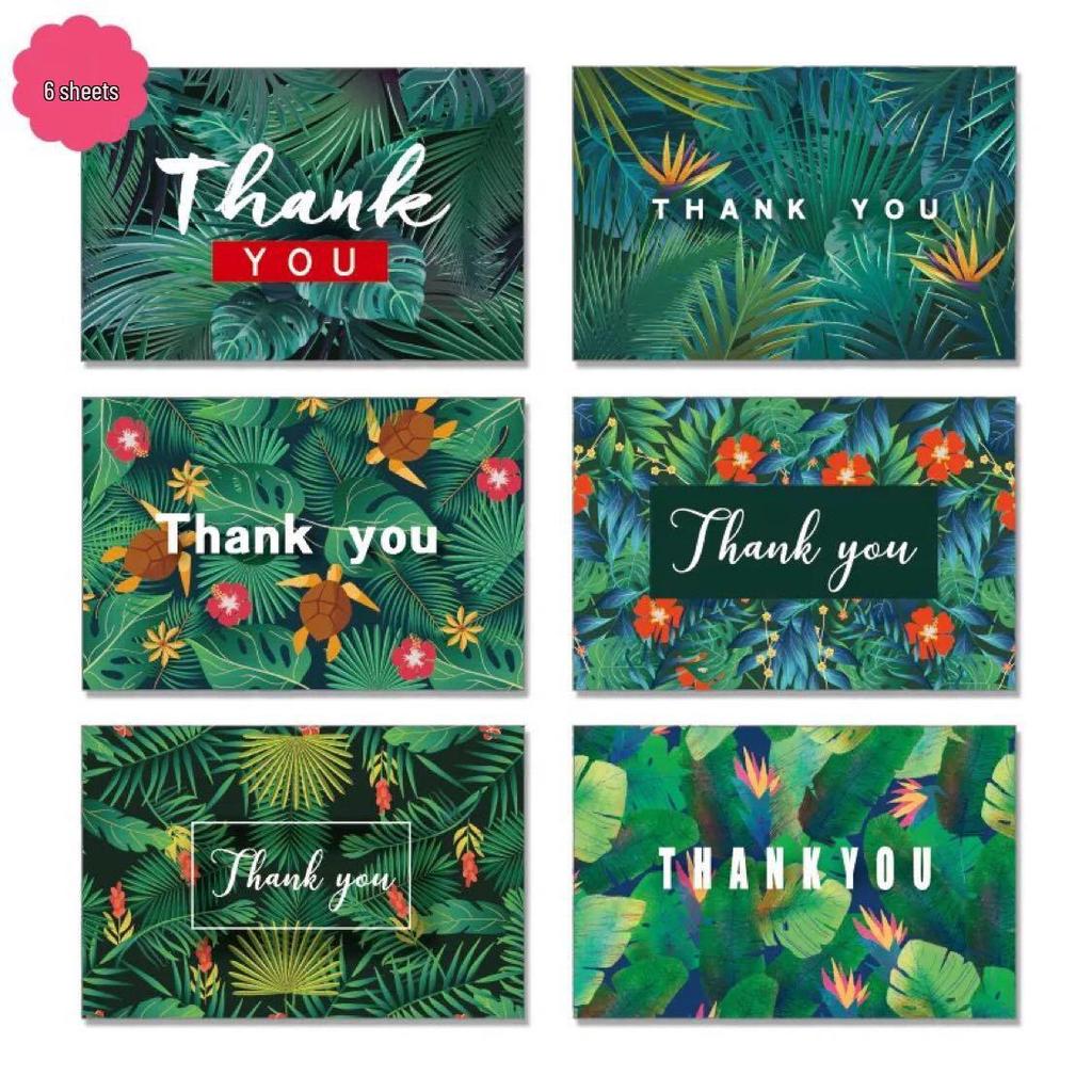 Korean-Style Thank You & Holiday Greeting Card with Free Shipping