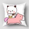 Bear Hug Pillow Case Bubu Dudu Cartoon Series For Home Decorative Pillows Cover Invisible Zippered Throw PillowCases