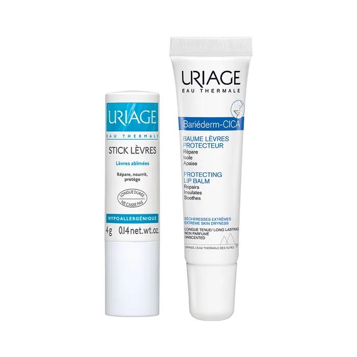 Uriage Stick Levres Original 4g + Barrierderm Cica Levres 15ml Set