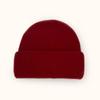 Autumn Winter Fashion Rabbit Hair Knit Hat Double Rolled Brim Warm Cold Hat