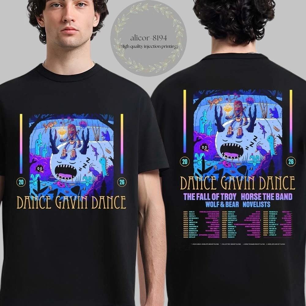 Dance Gavin Dance Summer North America Tour 2026 Schedule TShirt Unisex T-Shirt XXXL