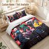 Valorant Bedding Set, 1 Duvet Cover & 2 Pillowcases Soft Comfortable Bedroom Home Textile Decor