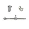 Chainsaw Maintenance 68 Mm Electric Saw Accessory Chainsaw Tension Adjuster Metal Screw Nut Efficient Cutting Adjustment