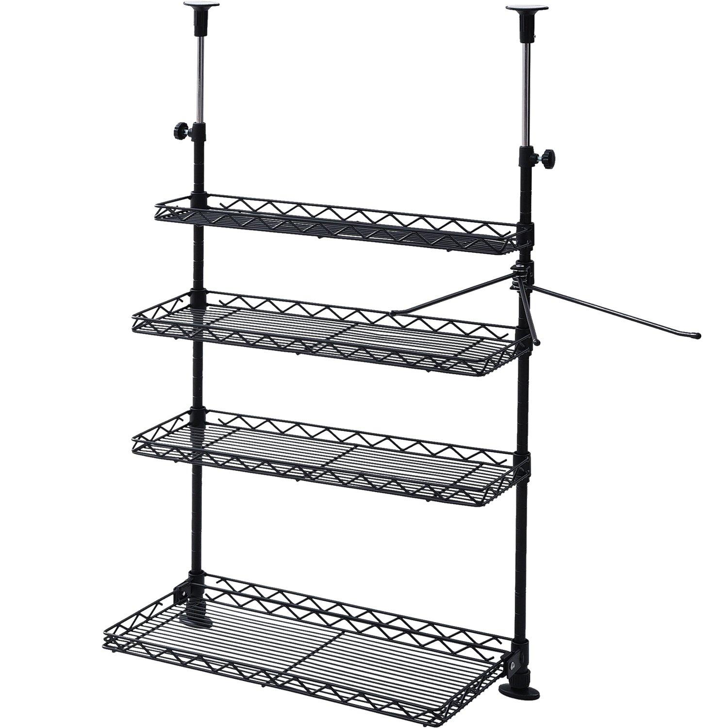 

YAMAZEN Kitchen Rack, Tension Rod, 45cm Wide, Black, TKRO-454*(BK)