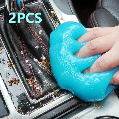 Fango morbido riutilizzabile per l'uscita dell'aria magica: Detergente per polvere di melma Super Clean da 2 pezzi per camper - Detergente per polvere di melma in gel universale per prese d'aria dell'auto