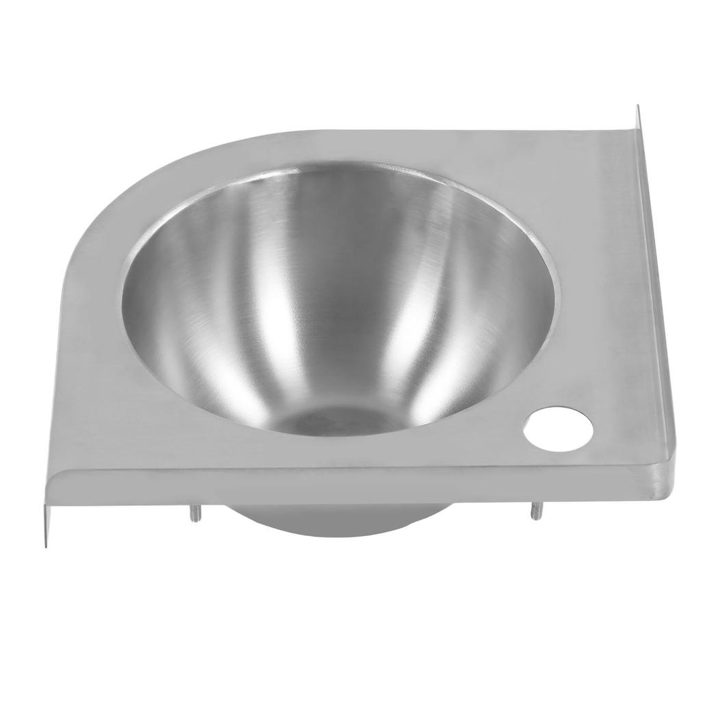 Corner Triangle Basin Sink Brushed Finish Kitchen Bathroom Hand Wash Basin Sink for Boat Caravan RV Camper