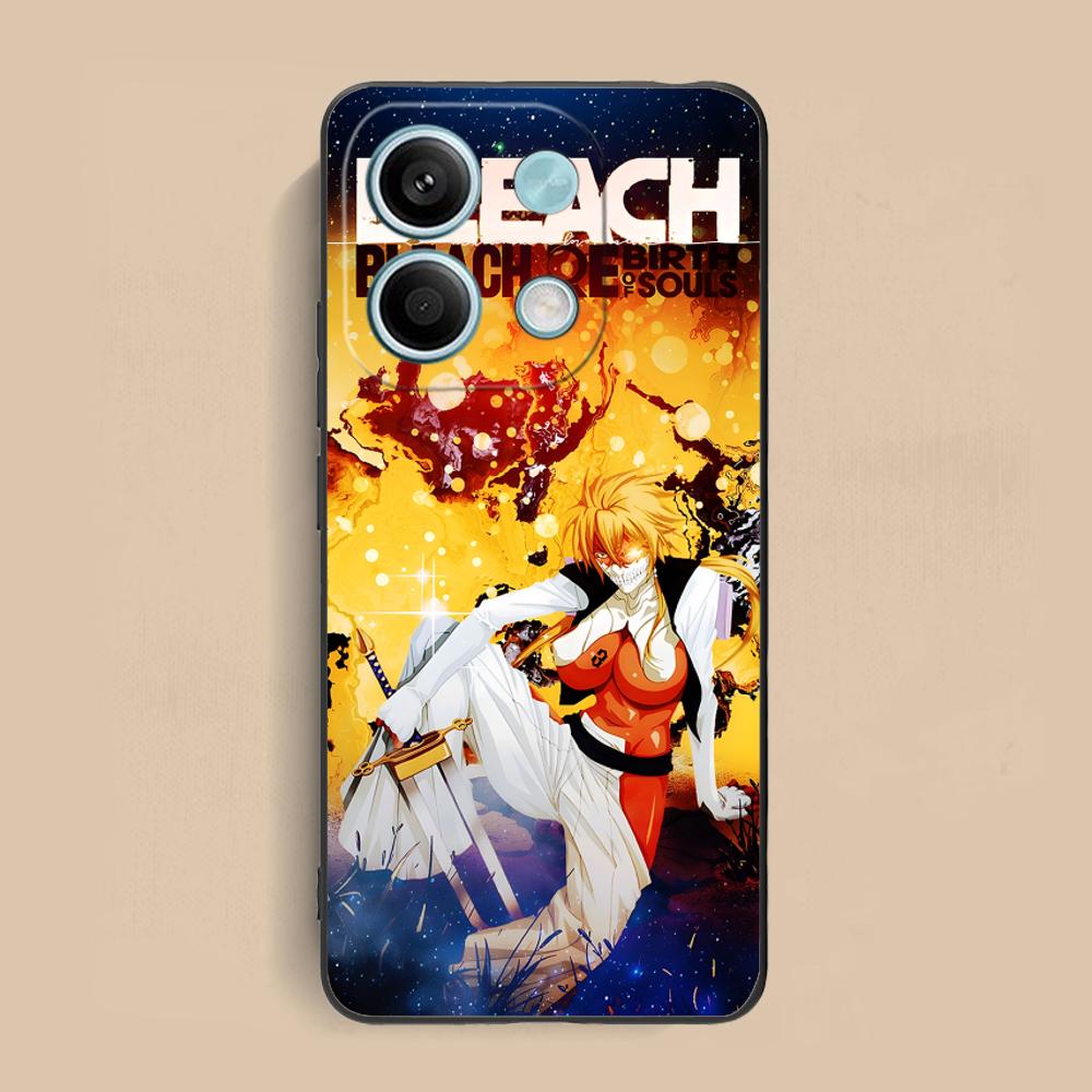 Bleach Tier Harribel Cell Phone Case for Xiaomi Redmi Note 14 13 12 11 S Pro Plus 4G 5G Colorful Printing Cover Luxury Pretty