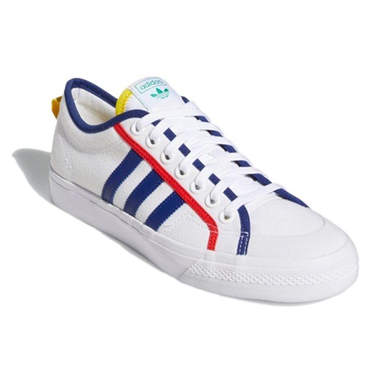 Adidas Nizza Bílá Vítězná Modrá Unisex Tenisky Cloud-White Červená GZ8656