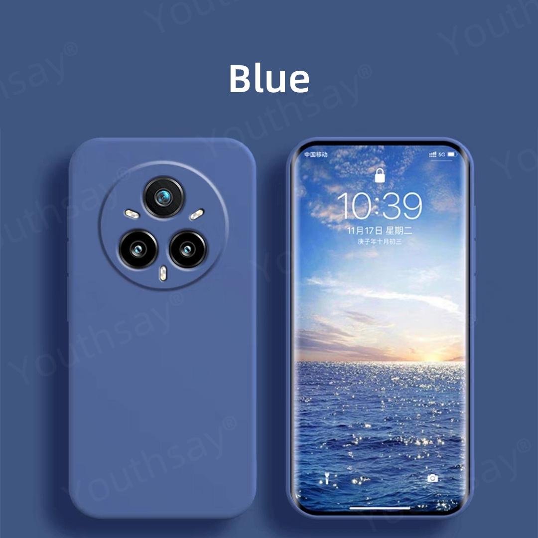 

Для Realme 14 Pro Plus 5G жидкий силиконовый чехол Realme 14 Pro Plus Funda Coque защитный мягкий чехол для камеры Realme 14 Pro+ ForRealme14ProPlus синий