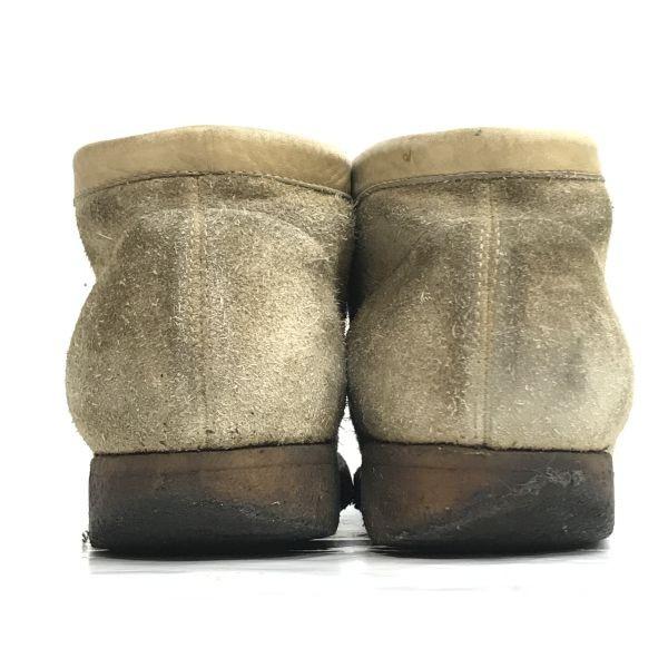 Made in Japan Vintage Burberrys Suede Leather Wallabee Desert Boots Beige Size 5.5 24.0 24.5(USED)