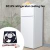 3612JL 04W S49 Fridge Cooling Fan Motor 12V Low Noise Construction Right Size For Various Refrigerators Simple To Install