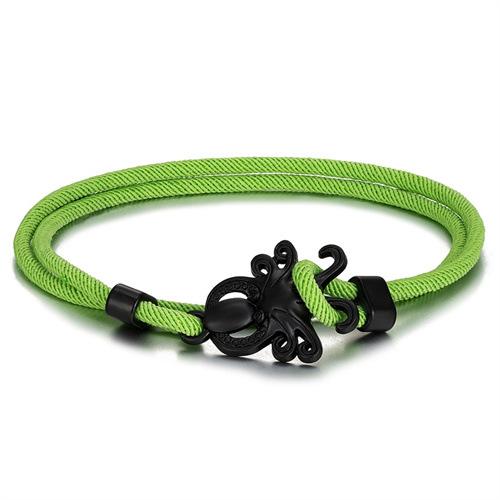 Colored Milan Rope Adjustable Hand Rope Black Octopus Multilayer Bracelet Beach Wind Vacation Wind