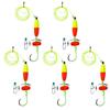 5Pcs Catfishing Equipment Catfishing Float Rigs Catfishing Rattle Floater Tackle Rig 6/0 8/0 10/0 Circle Hook