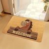 VIKAMA Whimsical Cartoon Horse-Themed Doormat Noise-Reducing, Non-Slip Entrance Mat Hallway Rug, Bedside Carpet Home Decor