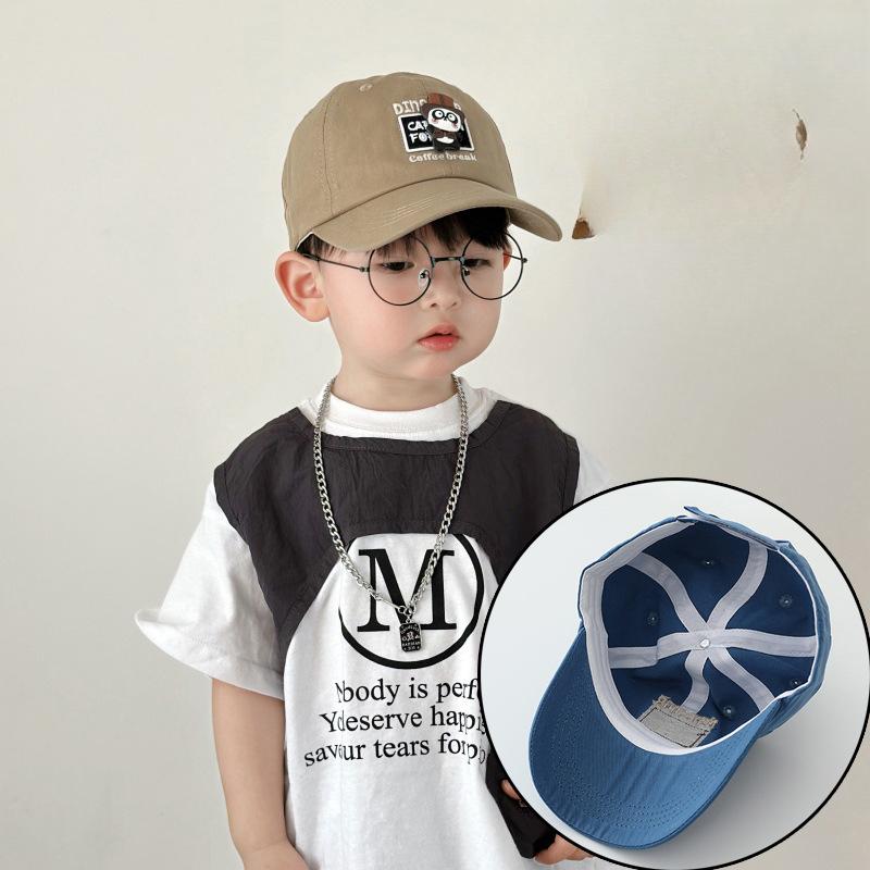 Children's Hat Spring and Autumn Girls Baseball Cap New Girls Baseball Cap Baby Sunscreen Hat Boys Sun Visor
