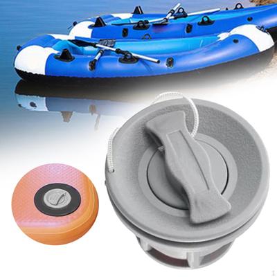Air Gas Valve Cap 8 Groove Boat Spiral Plug Canoe for Inflatable Airbed Paddle