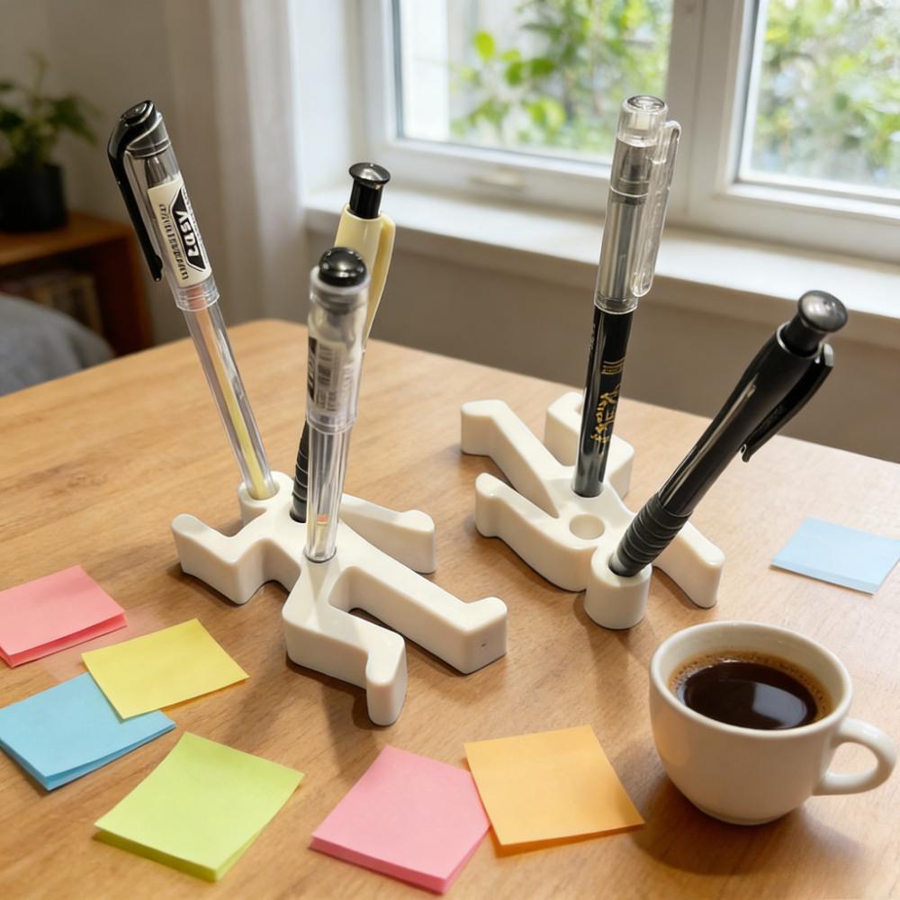 2pcs Crime Scene Pen Holder Interesting crime scene, humanoid pen holder, humanoid colorful lying pen holder