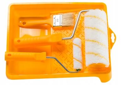 Gepard painting set: brush, roller, cuvette