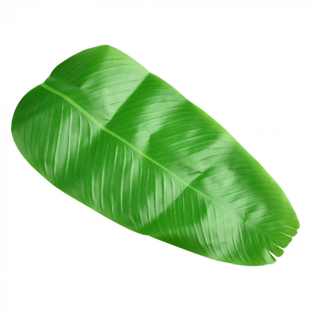 Simulation Banana Leaf Table Decoration Table Flag Banana Leaf