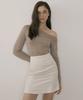 Riorg Mor Bell Flare Mini Skirt Cream