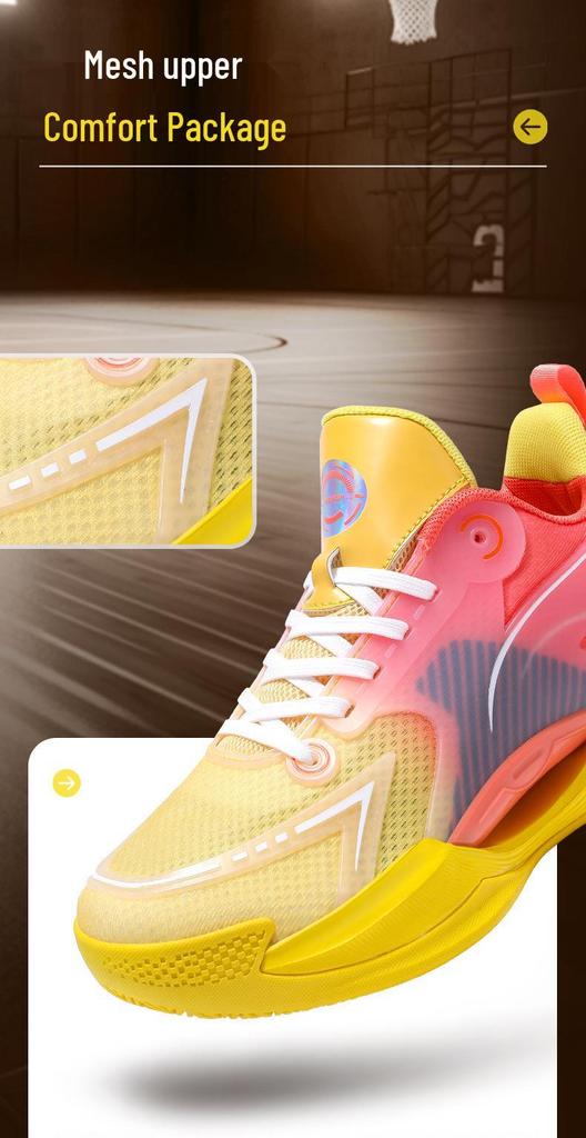 2026 Men's Lightweight Mesh Basketball Shoes - Breathable, Shock Absorption, and Perfect for Running