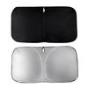 Titanium Silver Universal Car Sunshade - Front Windshield Heat Insulation Curtain