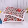 Thickened Pure Cotton Old Coarse Fabric Lace Pillowcase, A Pair of Student and Children's Dormitory Cotton Pillow Covers