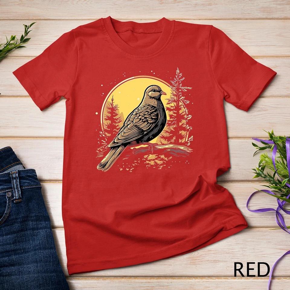 Retro Style Mourning Dove T-Shirt Unisex T-shirt 9 4XL