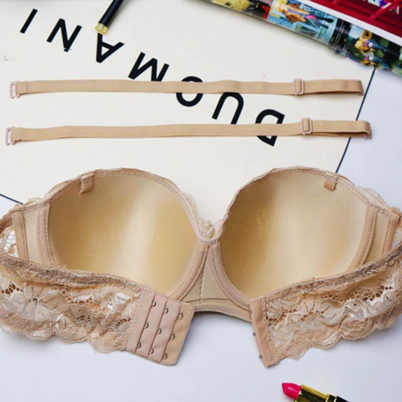 Damas Talla Grande Ropa Interior Sin Tirantes Sujetador Reunión  Antideslizante Gran Pecho Envoltura Delgada Pecho Tubo Invisible Top  Vestido de Novia comprar a buen precio — entrega gratuita, reseñas reales  con fotos —