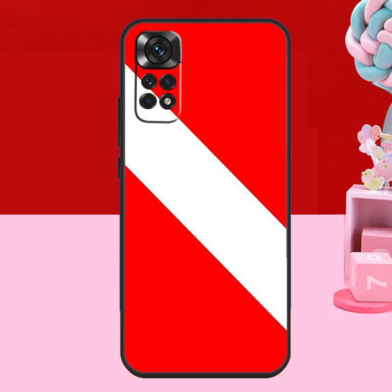 

Diver Down Diving Flag Case For Xiaomi Redmi Note 12 11 10 9 8 Pro 10S 11S 12S Redmi 10C 9A 9C 9T 10A 12C Cover Redmi Note 12S