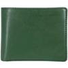 Green Tochigi Leather Wallet for Men and Women, Genuine Cowhide Leather, Bifold Wallet with Coin Purse, Short Wallet, Mini Wallet, Compact, Card