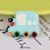 Simulation Cars 3 Cream Glue Phone Case Resin DIY Storage & Stationery Box with Refrigerator Stickers.