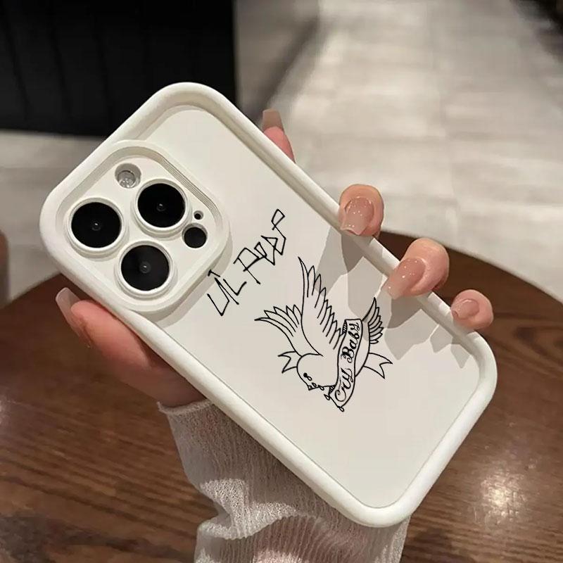

Чехол для телефона Lil Peep Hell Boy Rapper для iPhone 16 Чехол iPhone 15 14 13 12 Mini 11 Pro Max 16 Plus XS 15Pro Ударопрочная задняя крышка iPhone X(XS)