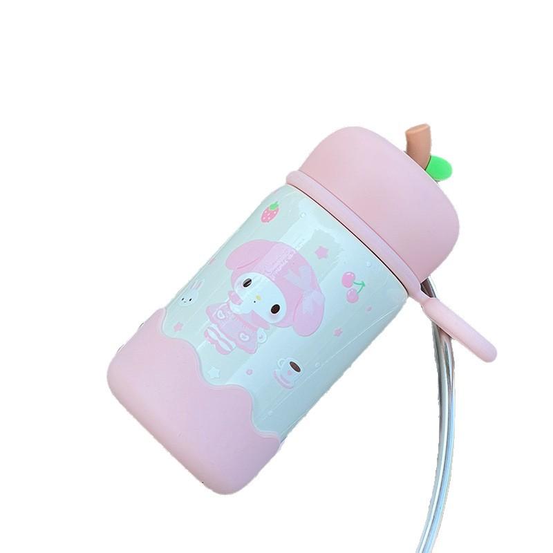 The new thermos cup is portable and easy to go out. The cup is cute and high-value direct drink, and the small pocket cup mini is anti-drop.