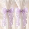 French Bow Curtain Tie, Pink and Blue Gauze Curtain Decoration, Ribbon, Living Room, Bedroom, Princess Style, Tie Rope, Wedding Decoration