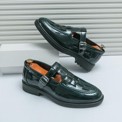 Mode Italienische Herren Freizeitschuhe Mode Dicke Sohle Quaste Formelle Schuhe für Herren Luxusmarke Kleider Slipper Mokassins Business Schuhe