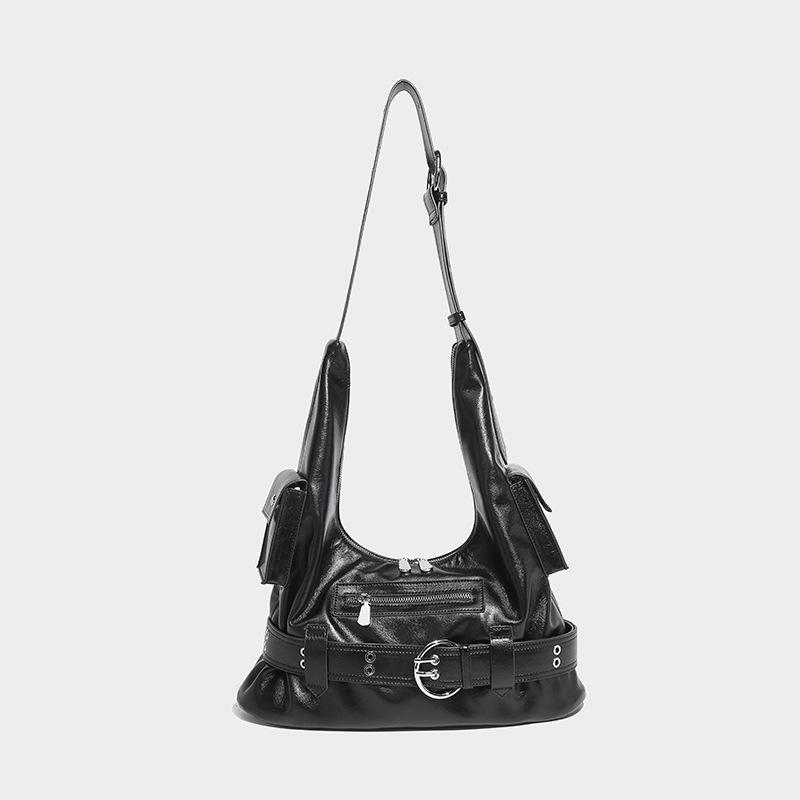 

Women S Hobo Crossbody Bag Retro Bag Punk Shoulder Bag For Motorcycle Large Capacity Hot Girl Fashion Premium Durable